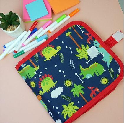 Obrázok z Detská kresliaca knižka s fixkami -  dinosaury