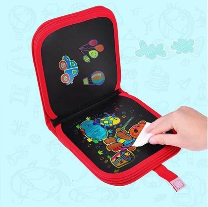 Obrázok z Detská kresliaca knižka s fixkami -  dinosaury