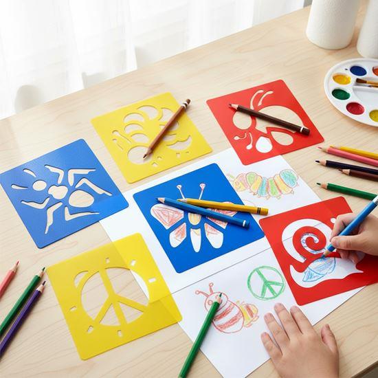 Obrázok z Šablóny na maľovanie 6 ks - zvieratká