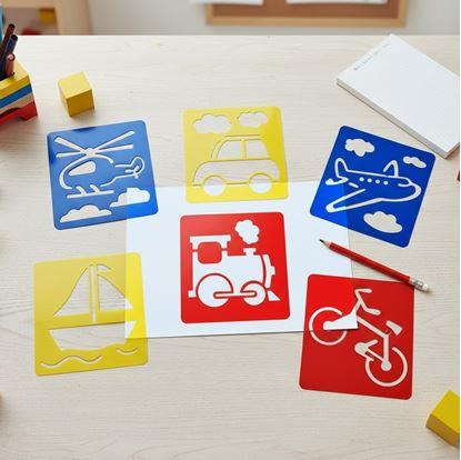 Obrázok Šablóny na maľovanie 6 ks