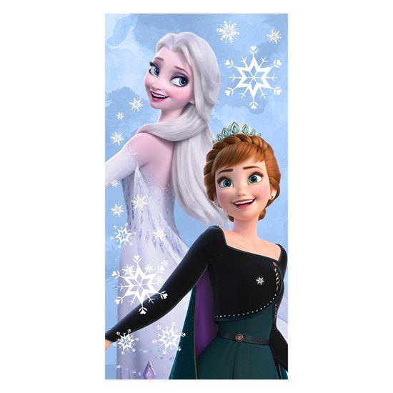 Obrázok z Detská osuška 140x70 cm - Ľadové kráľovstvo Elsa a Anna