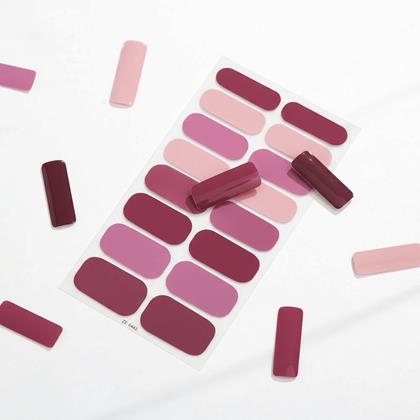 Obrázok z Samolepky na nechty  - tmavo ružový mix