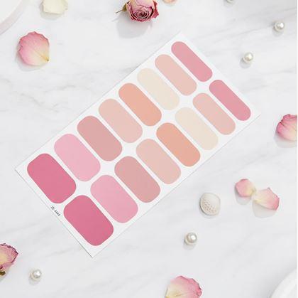 Obrázok z Samolepky na nechty  - svetloružový mix