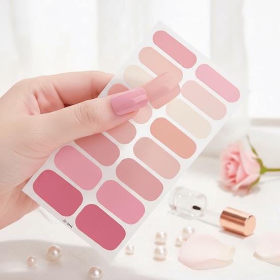 Obrázok z Samolepky na nechty  - svetloružový mix