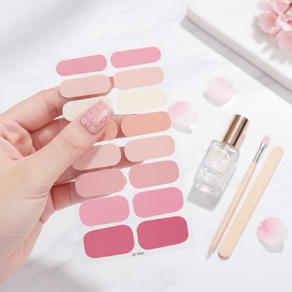 Obrázok z Samolepky na nechty  - svetloružový mix