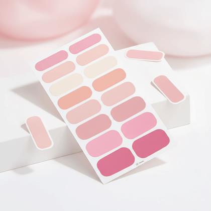 Obrázok z Samolepky na nechty  - svetloružový mix