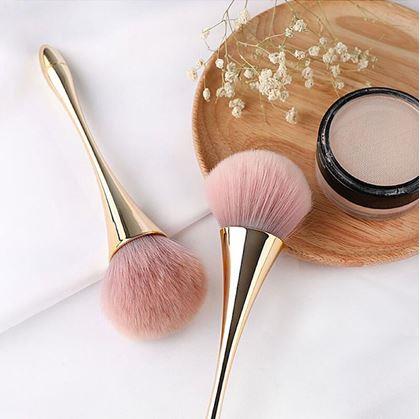 Obrázok z Štetec na púder  -  zlatý