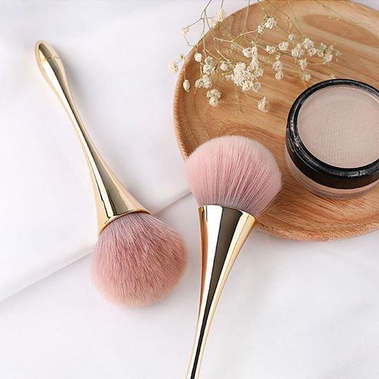 Obrázok z Štetec na púder  -  zlatý