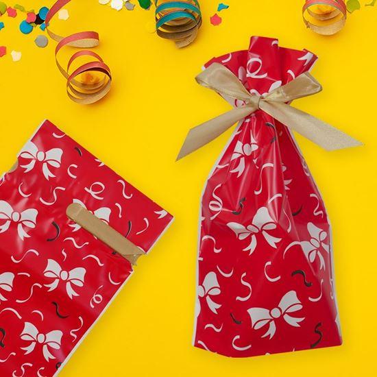 Obrázok z Darčekové sáčky s mašľou 10 ks - M