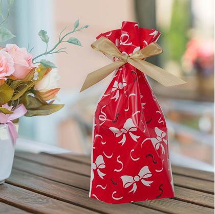 Obrázok z Darčekové sáčky s mašľou 10 ks - M