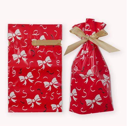 Obrázok z Darčekové sáčky s mašľou 10 ks - M