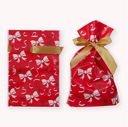 Obrázok z Darčekové sáčky s mašľou 10 ks - S