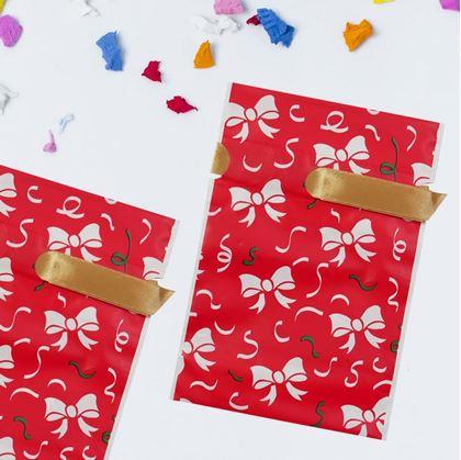 Obrázok z Darčekové sáčky s mašľou 10 ks - S