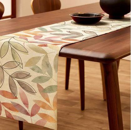 Obrázok z Behúň na stôl 160 cm - listy