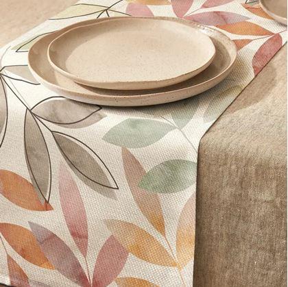 Obrázok z Behúň na stôl 160 cm - listy