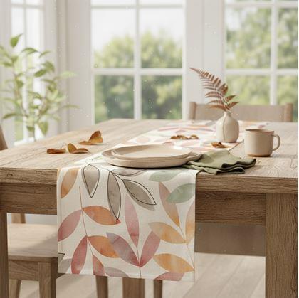 Obrázok z Behúň na stôl 160 cm - listy