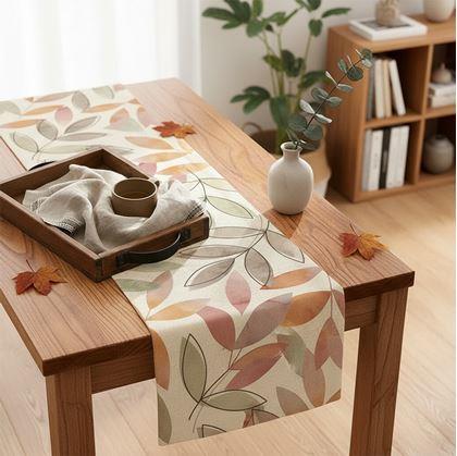 Obrázok z Behúň na stôl 160 cm - listy