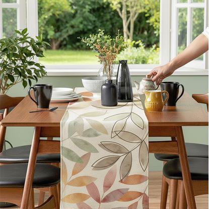 Obrázok Behúň na stôl 160 cm - listy