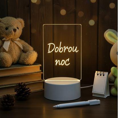 Obrázok Kreatívna stolná lampička na odkazy