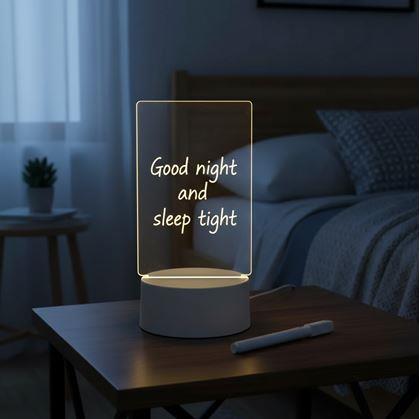 Obrázok z Kreatívna stolná lampička na odkazy