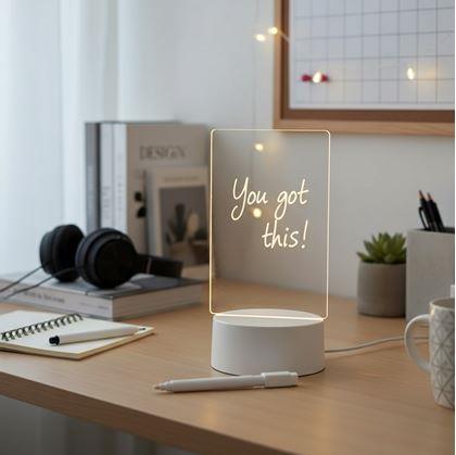 Obrázok z Kreatívna stolná lampička na odkazy