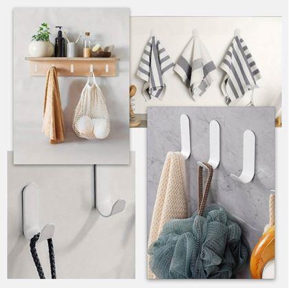 Obrázok z Nalepovací háčik - kovový