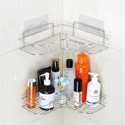 Obrázok z Nerezová rohová polička