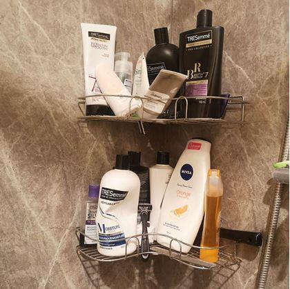 Obrázok z Nerezová rohová polička