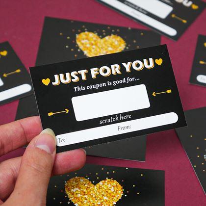 Obrázok z Vlastné stieracie žreby na mieru 10 ks