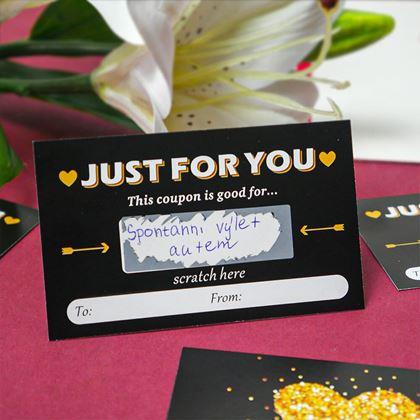 Obrázok z Vlastné stieracie žreby na mieru 10 ks