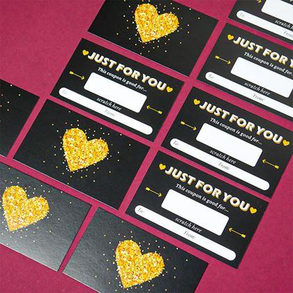 Obrázok z Vlastné stieracie žreby na mieru 10 ks