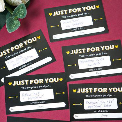 Obrázok z Vlastné stieracie žreby na mieru 10 ks