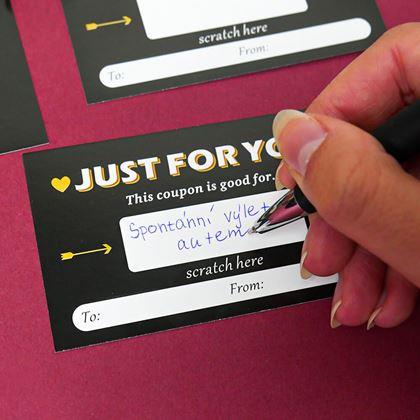 Obrázok z Vlastné stieracie žreby na mieru 10 ks