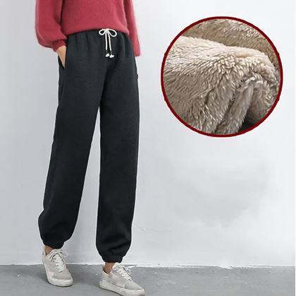 Obrázok z Dámske tepláky s kožúškom  -  XS/M