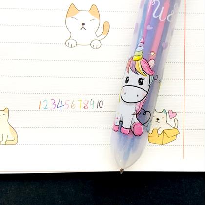 Obrázok z Viacfarebná prepisovačka - jednorožec