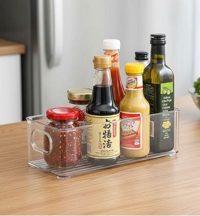 Obrázok z Kuchynský organizér priehľadný 25 cm