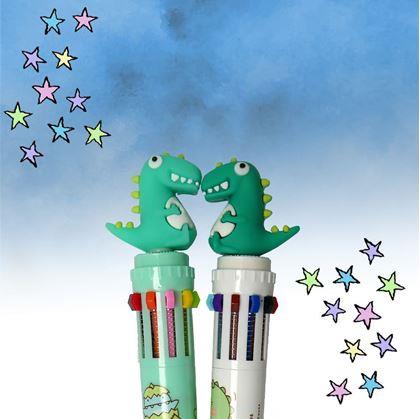 Obrázok z Viacfarebná propiska - dinosaurus