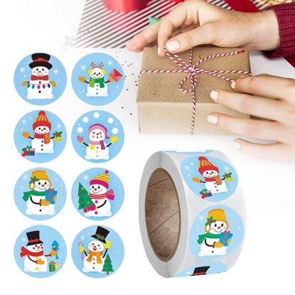 Obrázok Vianočné samolepky 500 ks