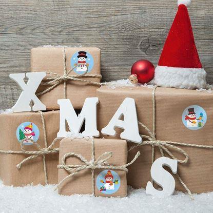 Obrázok Vianočné samolepky 500 ks