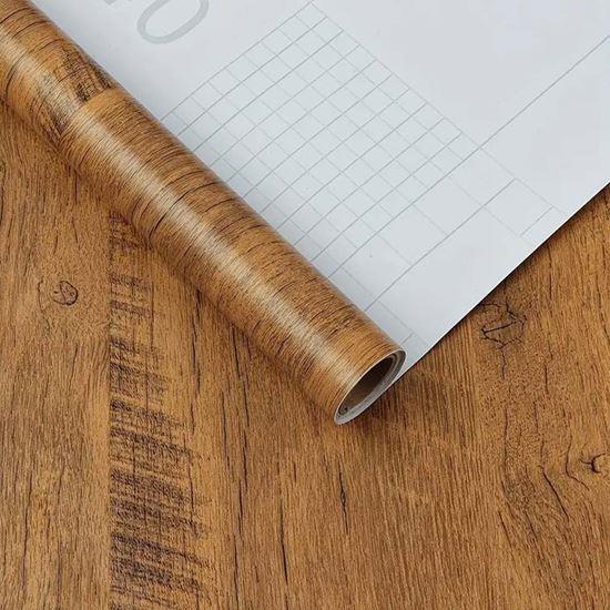 Obrázok z Samolepiaca fólia na podlahu 200x60 cm -  tmavé drevo