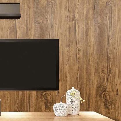 Obrázok z Samolepiaca fólia na podlahu 200x60 cm -  tmavé drevo