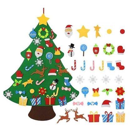 Obrázok z Nástenný vianočný stromček na ozdobenie