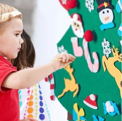 Obrázok z Nástenný vianočný stromček na ozdobenie