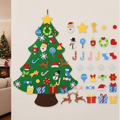 Obrázok z Nástenný vianočný stromček na ozdobenie