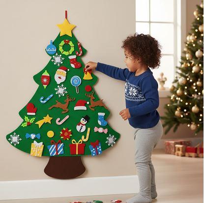 Obrázok Nástenný vianočný stromček na ozdobenie