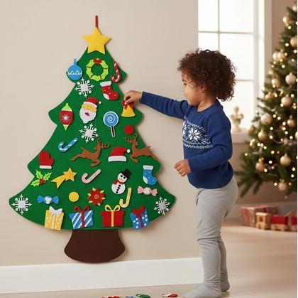 Obrázok z Nástenný vianočný stromček na ozdobenie
