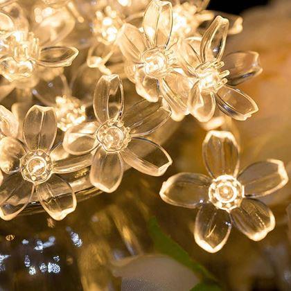 Obrázok z LED svetelná reťaz - čerešňový kvet