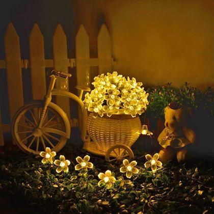 Obrázok z LED svetelná reťaz - čerešňový kvet