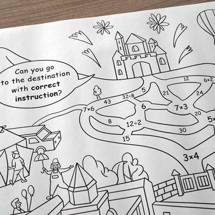 Obrázok z Omaľovánky v rolke 10 m  - mesto