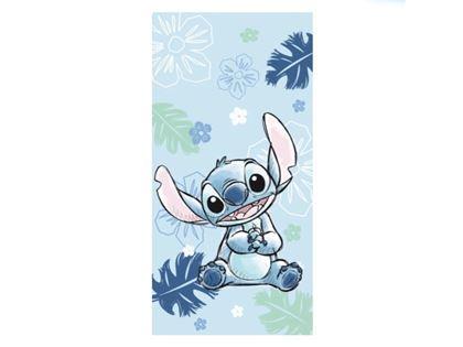 Obrázok z Detská froté osuška Lilo a Stitch Blue 70x140 cm